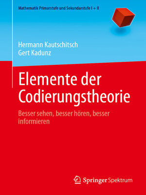cover image of Elemente der Codierungstheorie